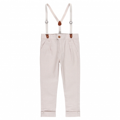 Boboli Pure Chic Spodnie lniane 734026-7372