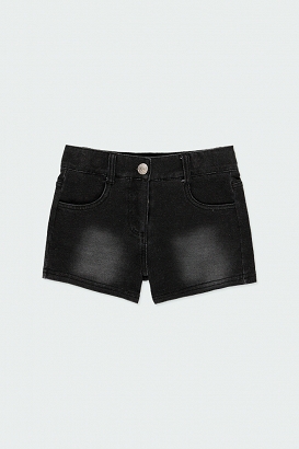 Boboli Basic Spodenki jeansowe dziewczęce 490081-BLACK